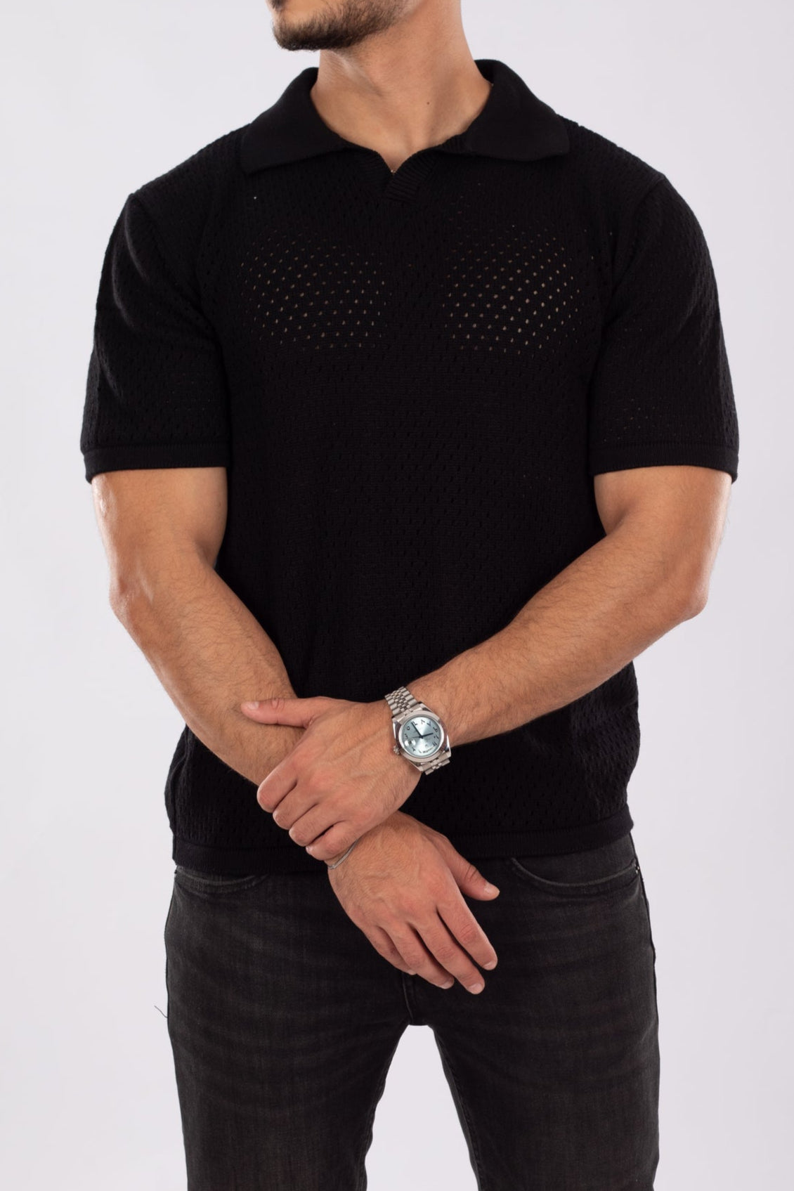 Black Eyeknit Polo shirt