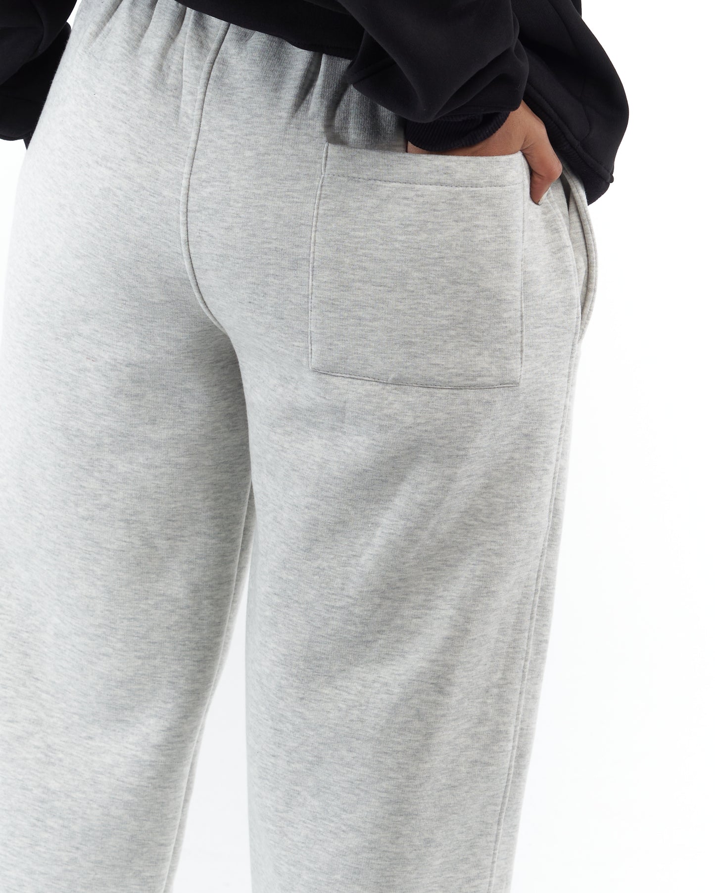 Light Gray Loose-Fit Sweatpants